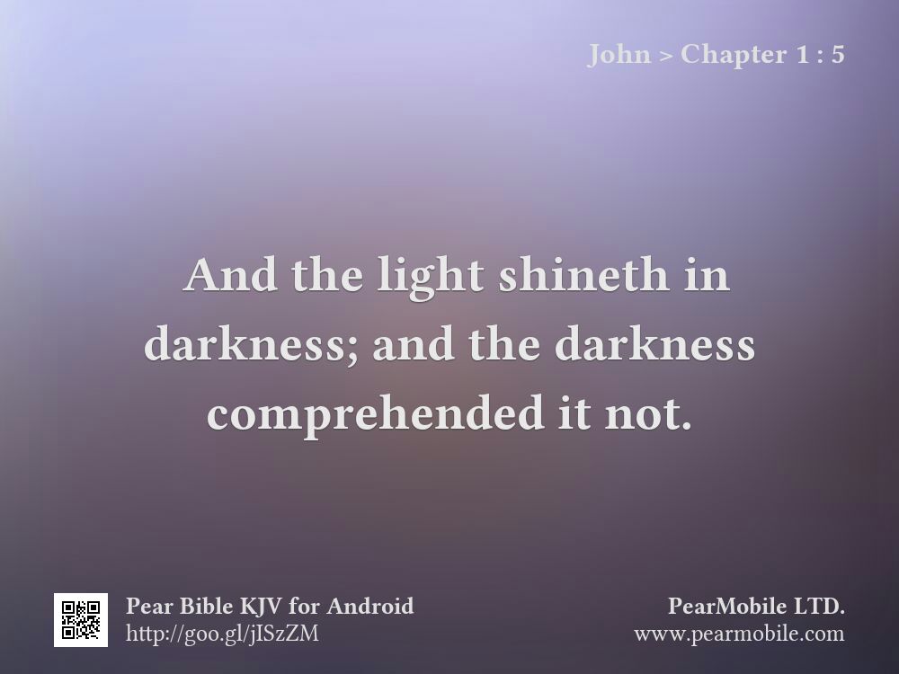 John, Chapter 1:5